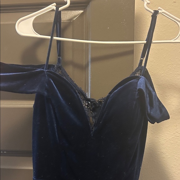 City Studio Navy Blue Prom Dress - Picture 6 of 7
